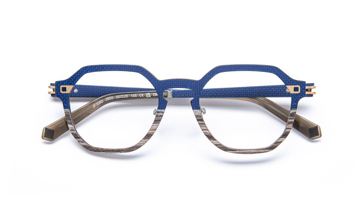JF3082 C2855 Fiber Blue/Wood/Aluminium Gold