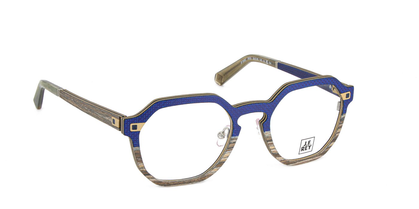 JF3082 C2855 Fiber Blue/Wood/Aluminium Gold