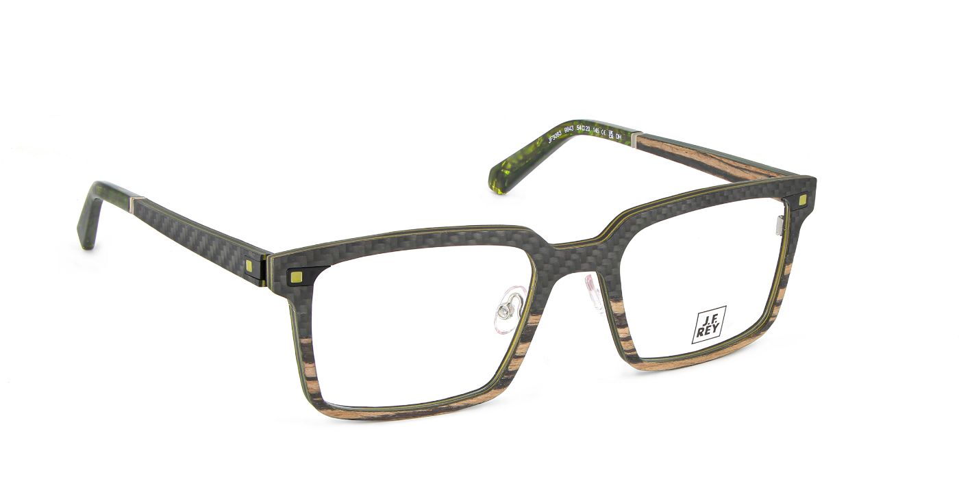 JF3083 C9843 Carbon/Wood/Aluminium Green