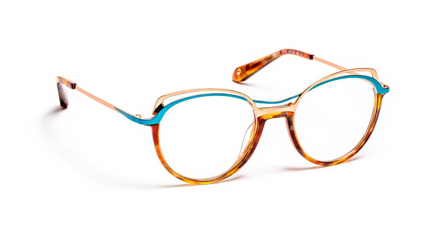 PM082 C9025 Tortoiseshell Blond/Turquoise/Rose Gold Shiny