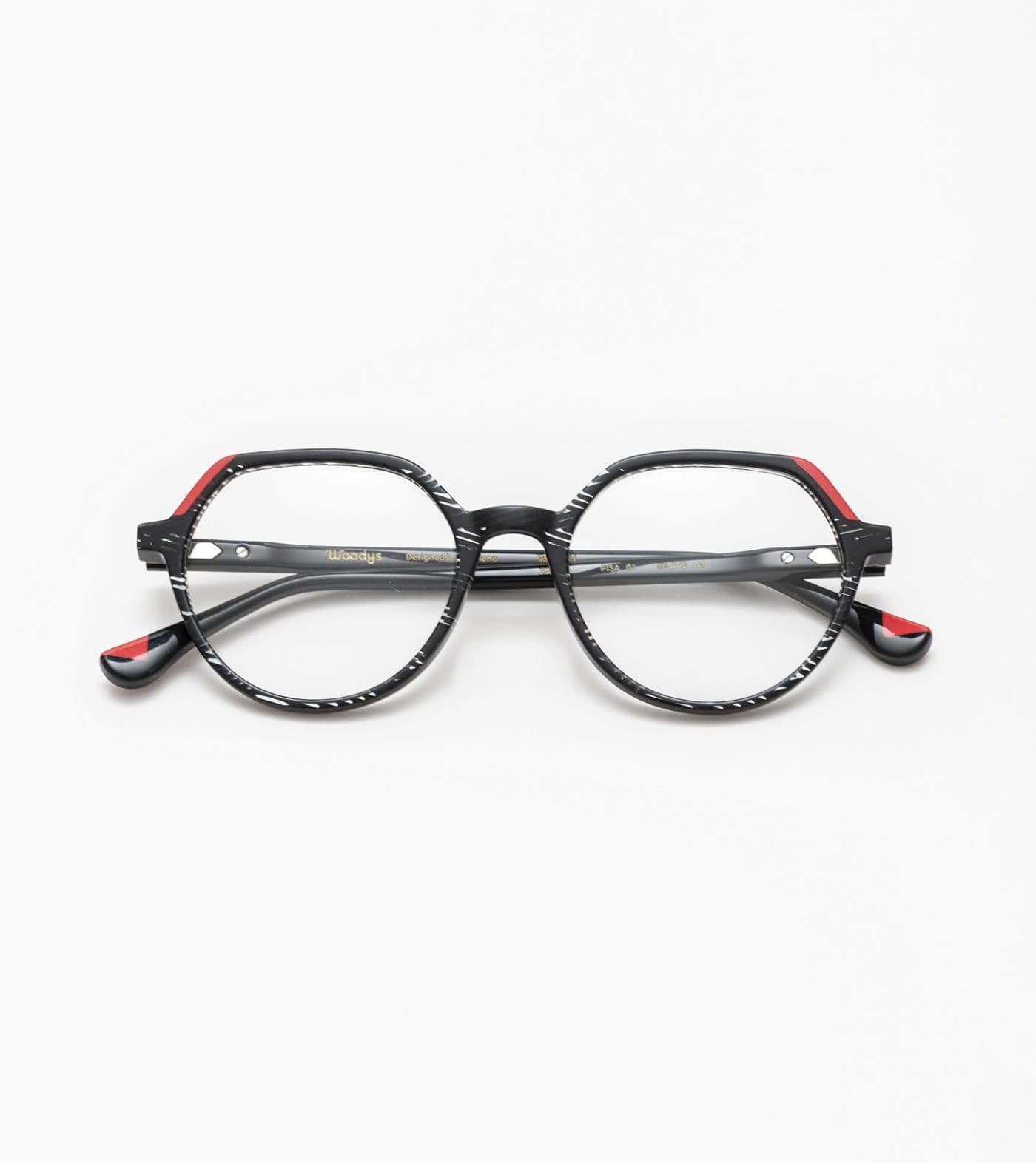 Pisa C01 Black/White/Red