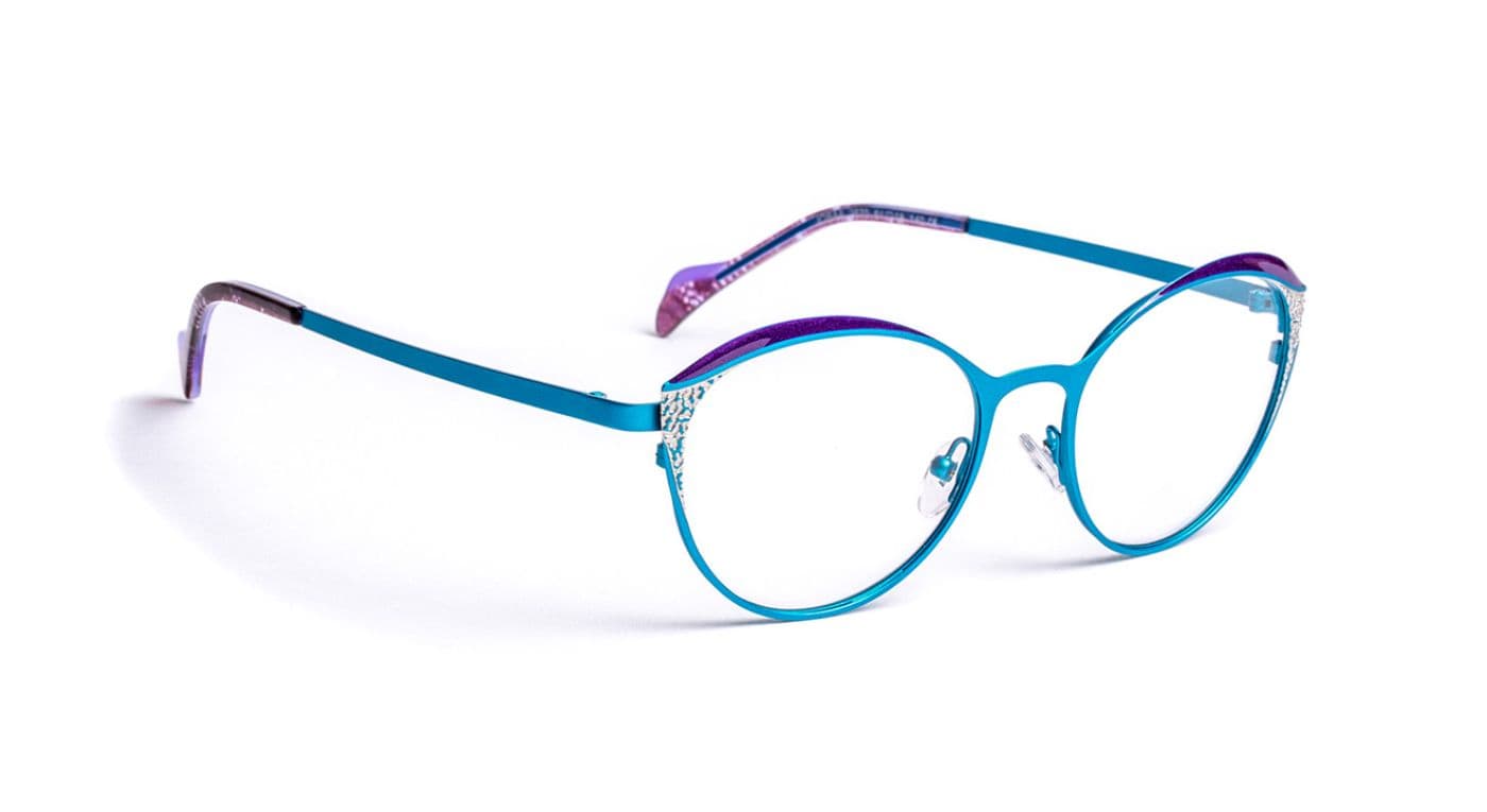 Josaa C2570 Turquoise Satin/Purple/Decor Silver