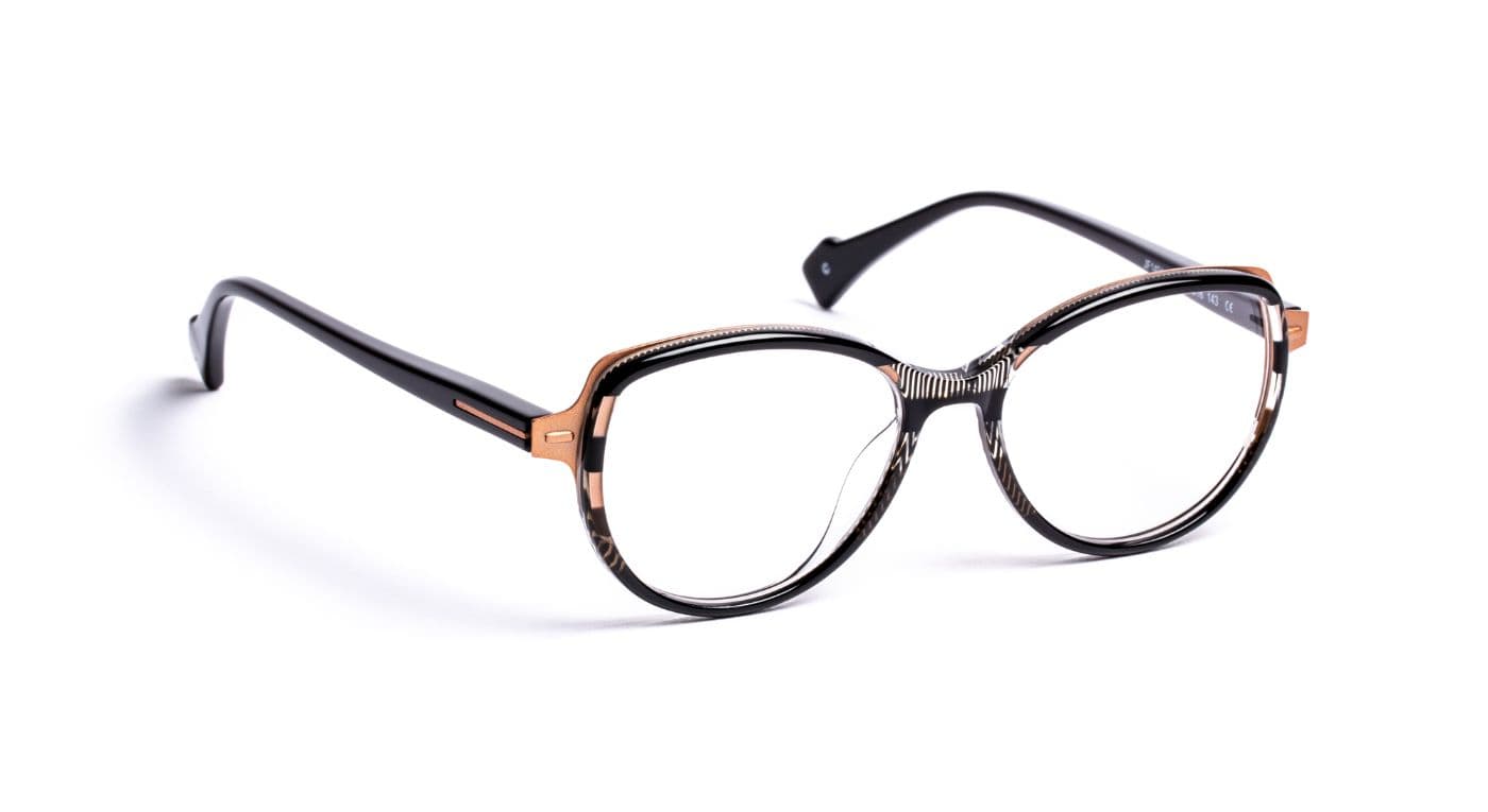 JF1491 C0550 Striped Black/Rose Gold