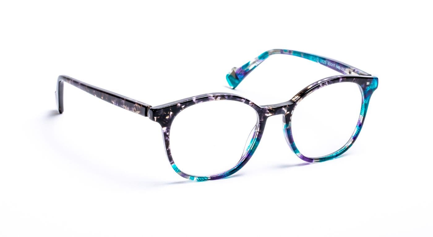 JF1493 C0525 Black/Mesh Blue Purple