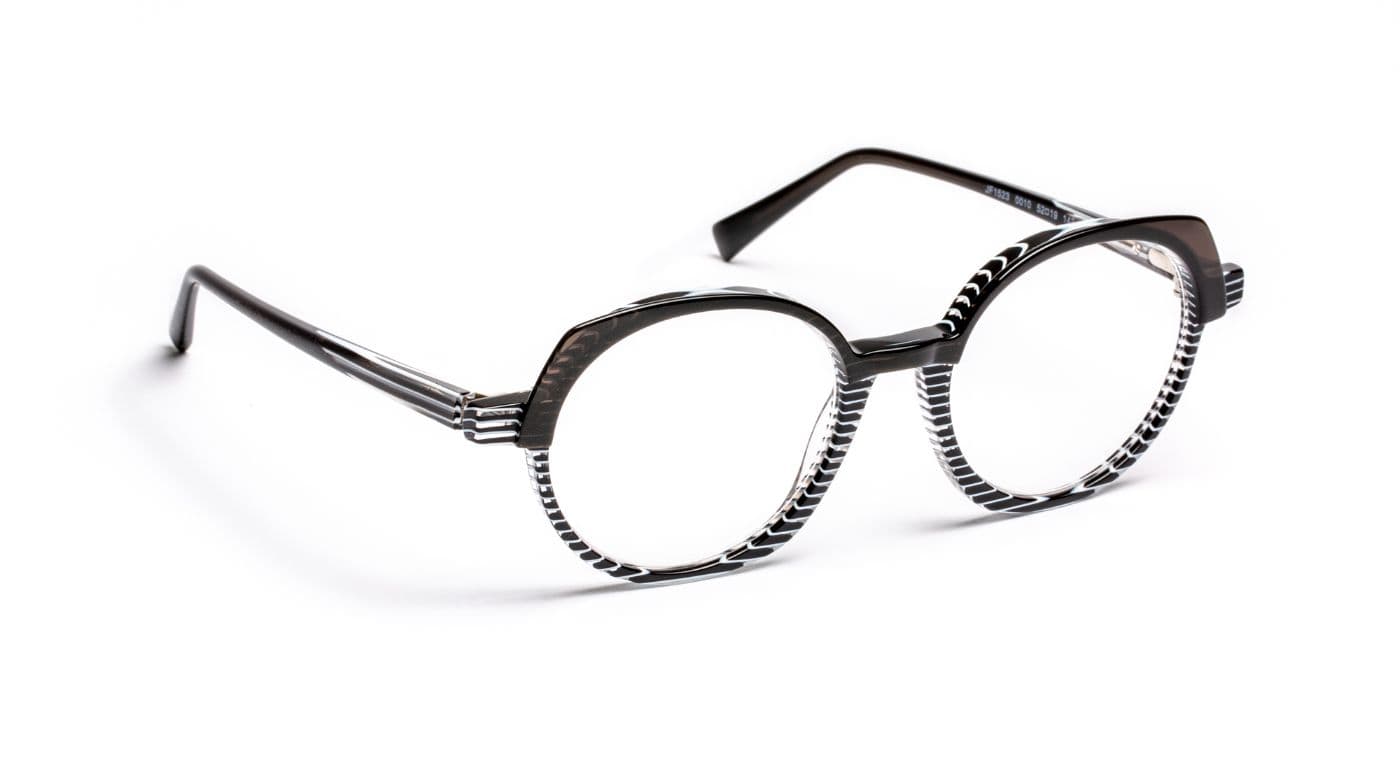 JF1523 C0010 Striped Black White/Black