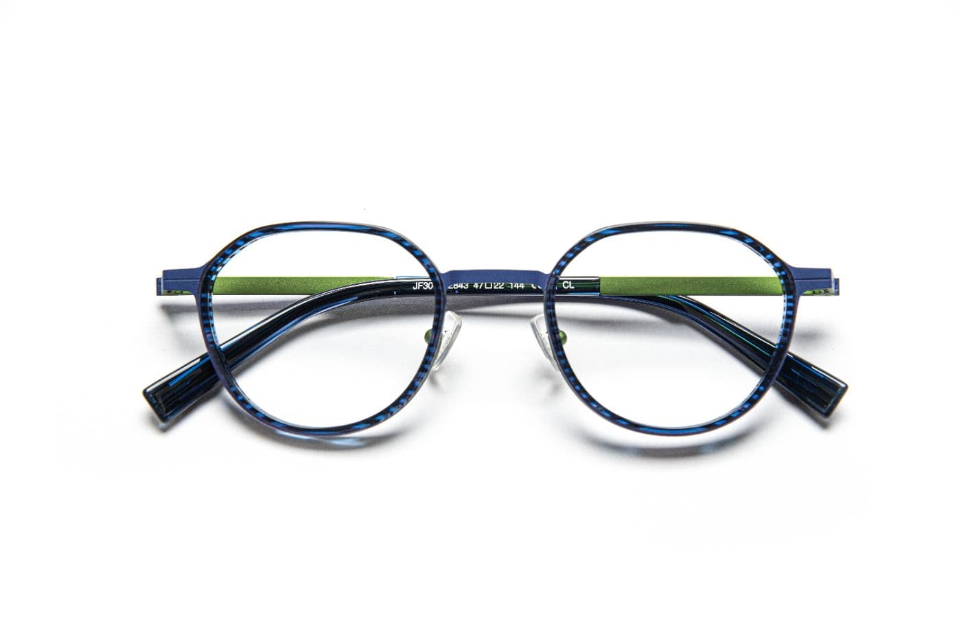JF3066 C2843 Striped Blue/Green