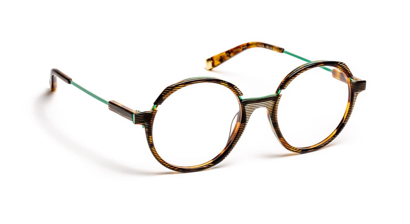 Tania C9025 Brown Black Striped/Mint