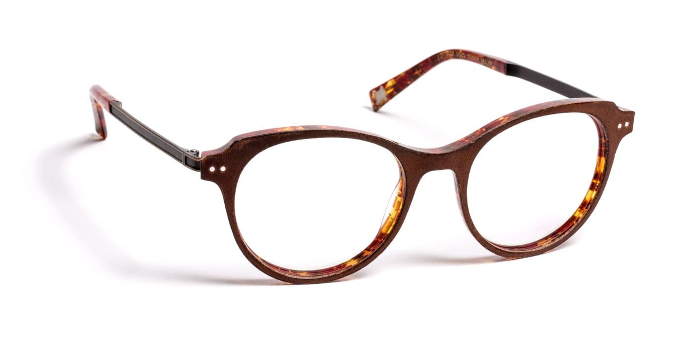 JF1457 C9030 Leather Brown/Mesh Red