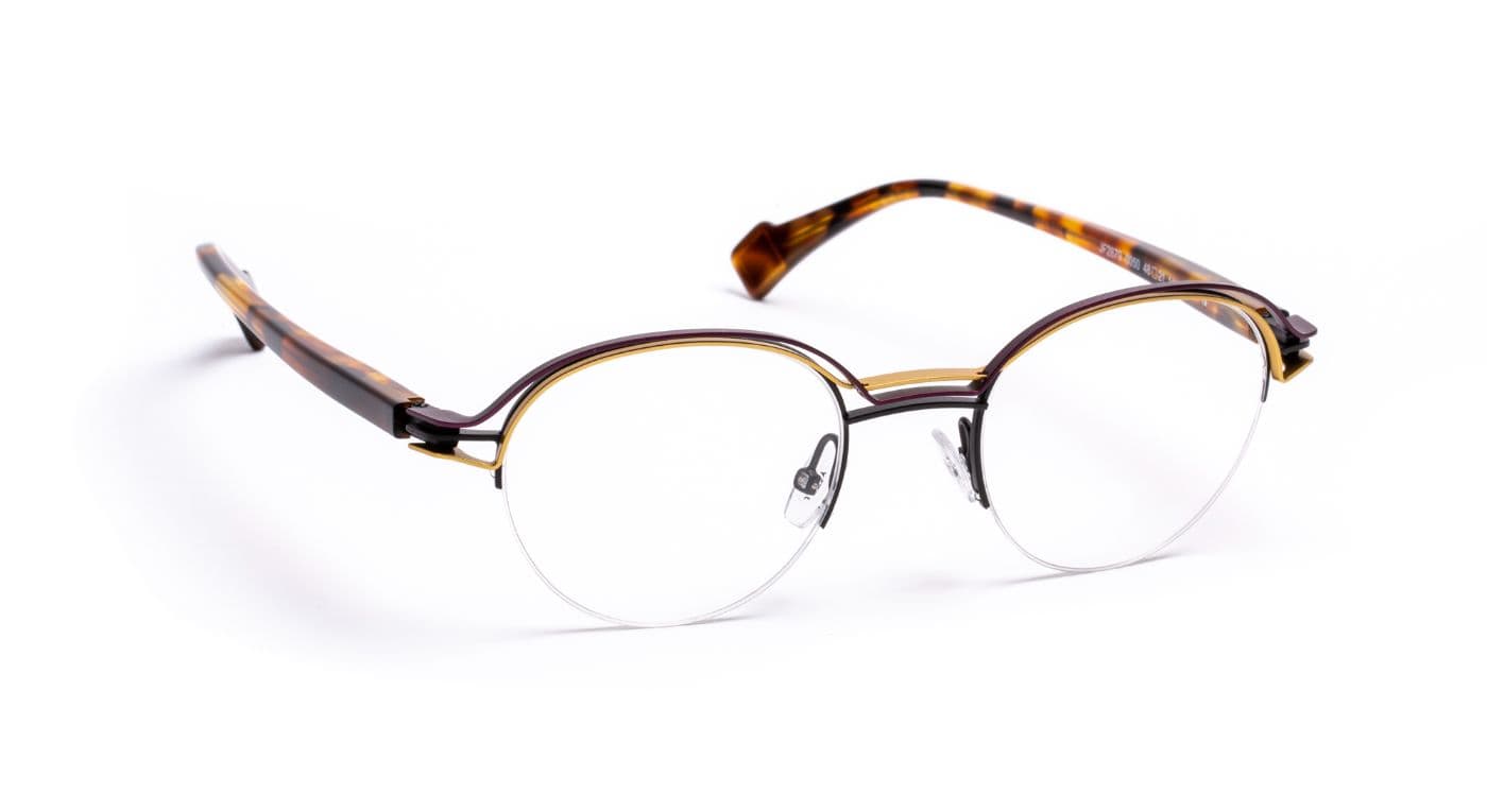 JF2879 C0050 Black/Plum/Gold Yellow