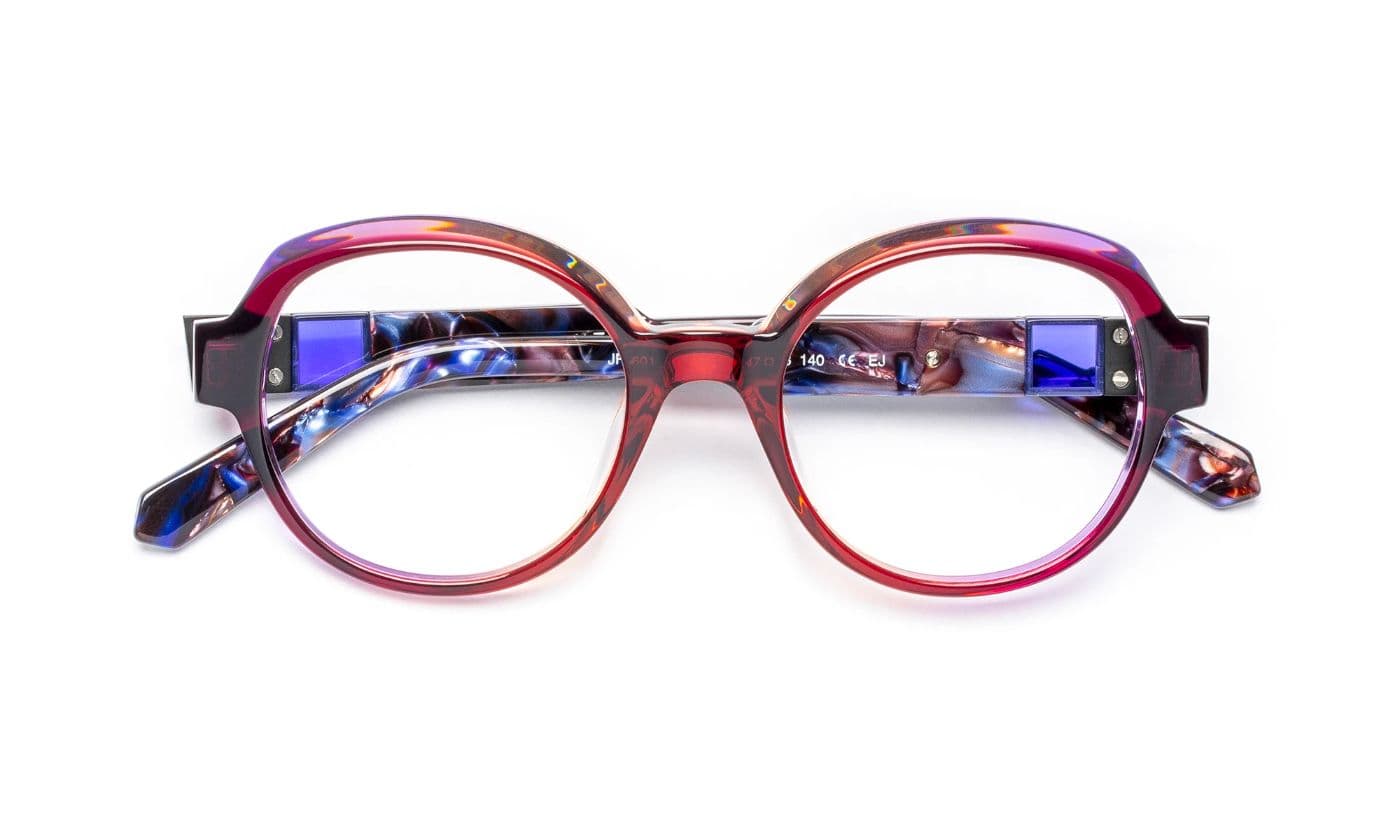 JF1601 C3876 Cherry/Denim Blue