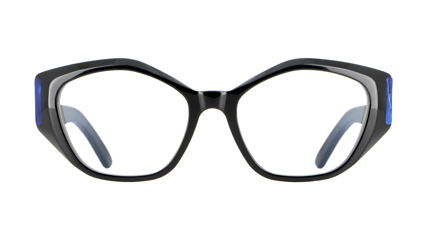 V1696 A341 Black/Blue Dama