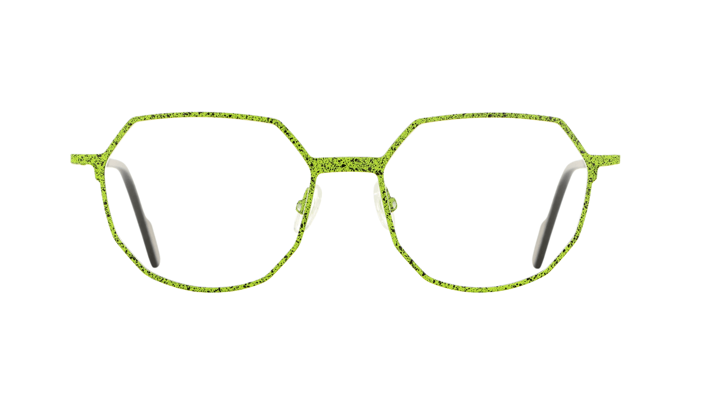V6330 C809 Matt Lime Green With Blue Spray