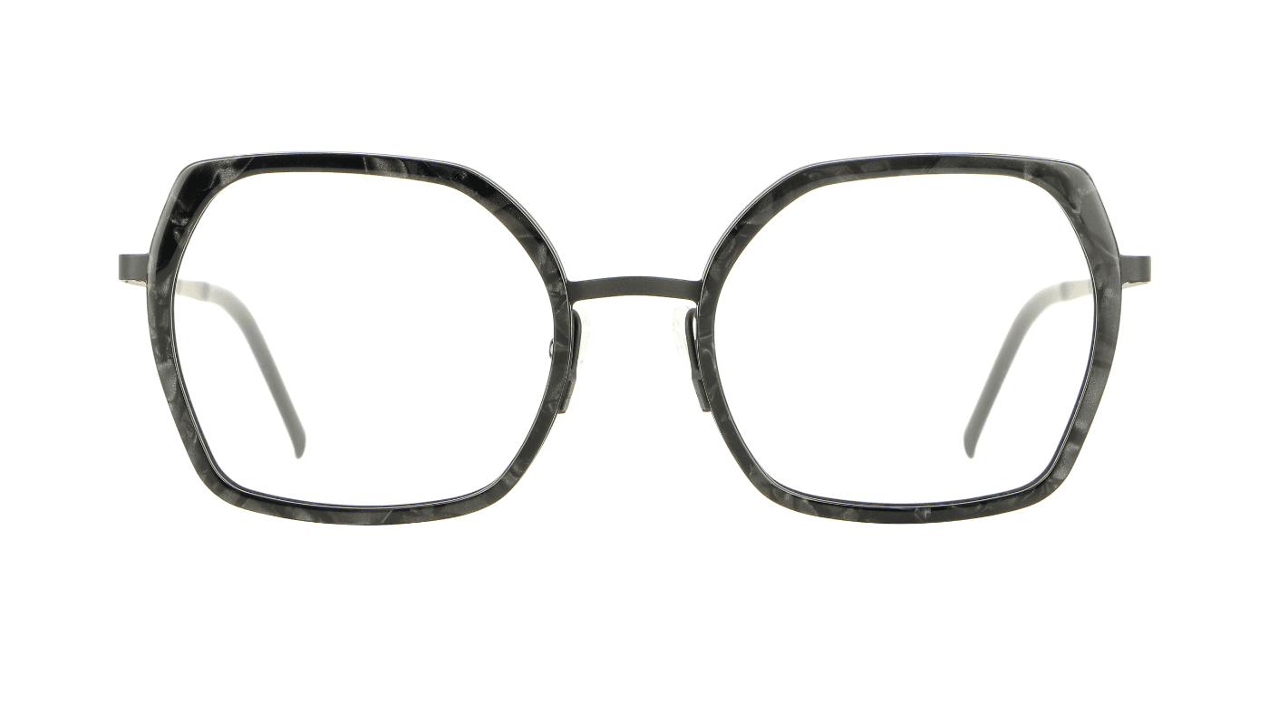 V4122 C301 Matt Black/Black Dama Acetate