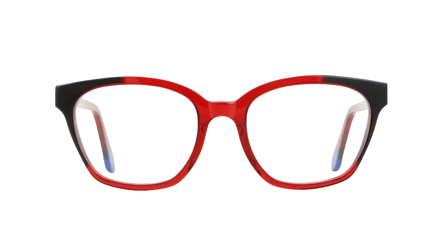 M170 A442 Transparent Red/Solid Blues