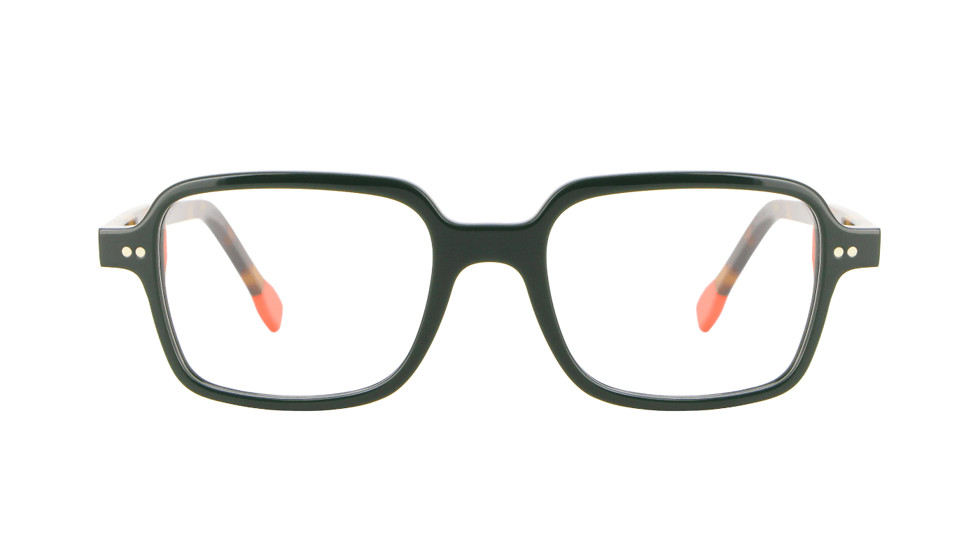 V3168 A539 Solid Green With Oranges