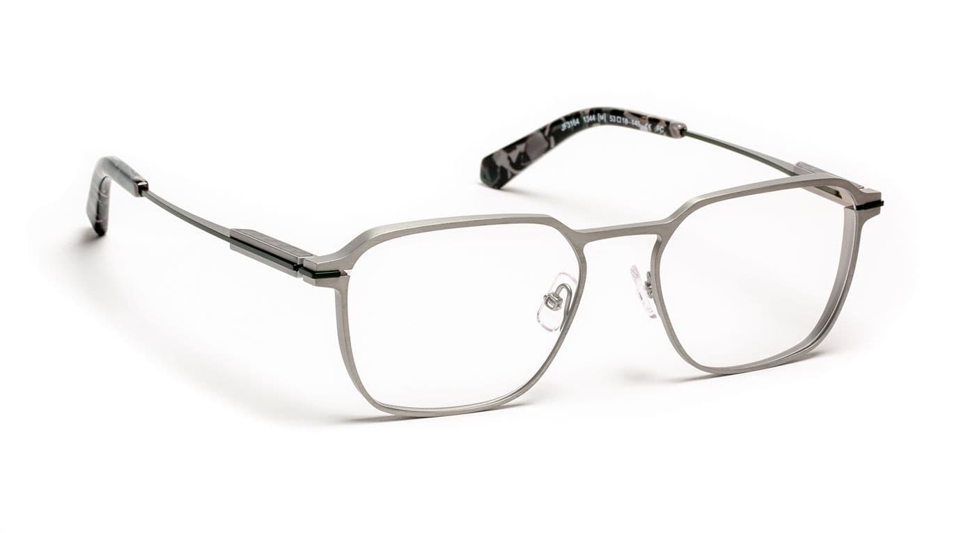 JF3164 C1344 Brushed Silver/Green