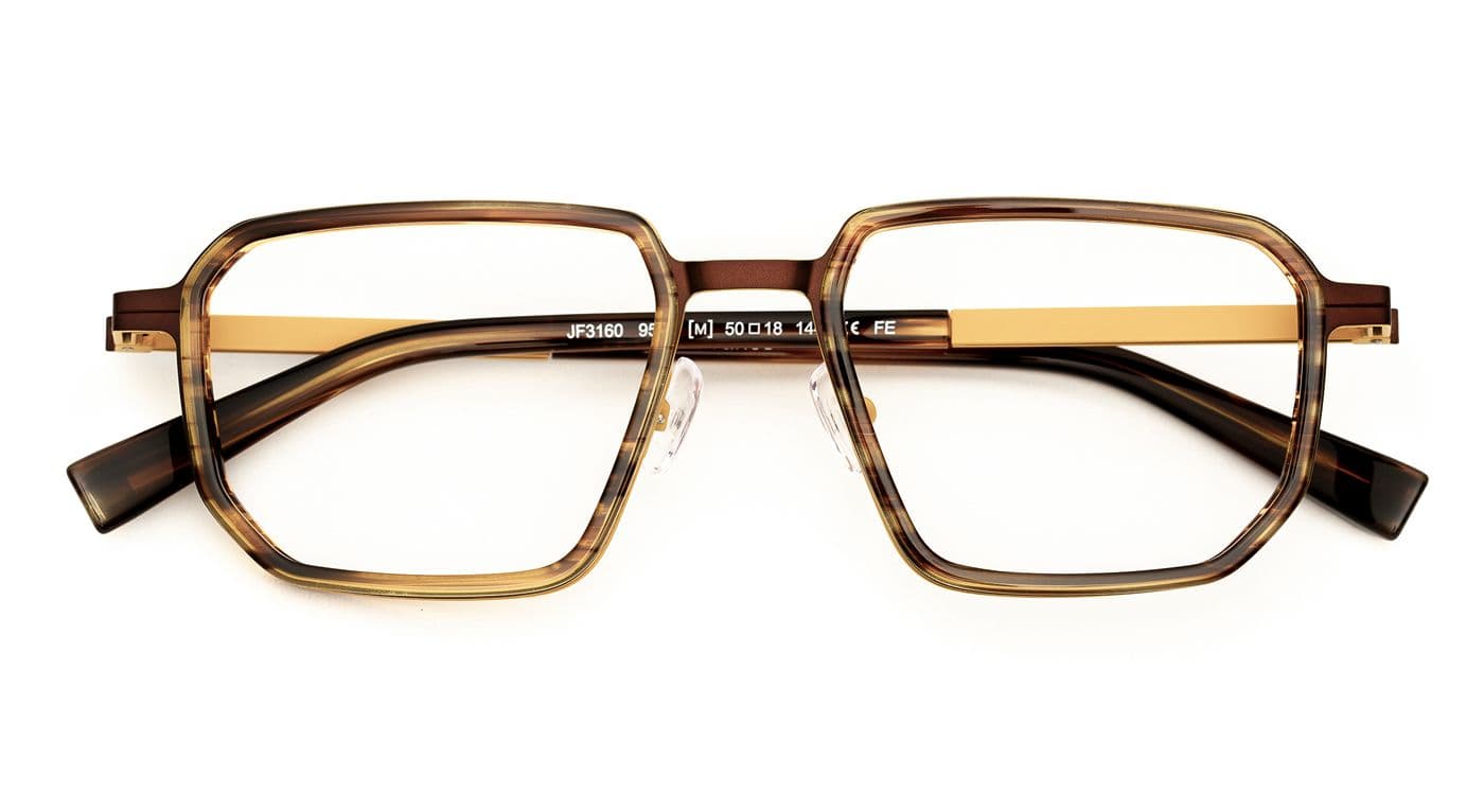 JF3160 C9553 Striped Brown/Mustard