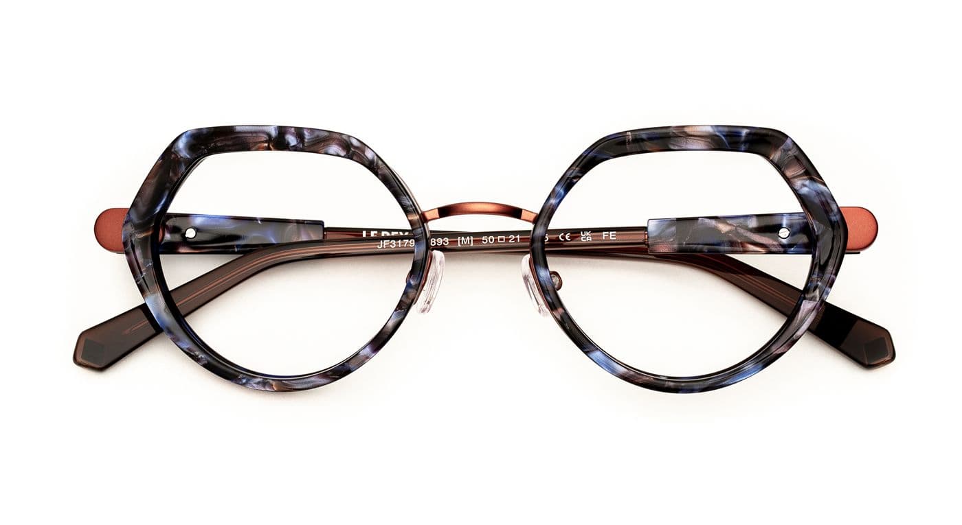 JF3179 C2893 Marbled Blue/Reddish Brown