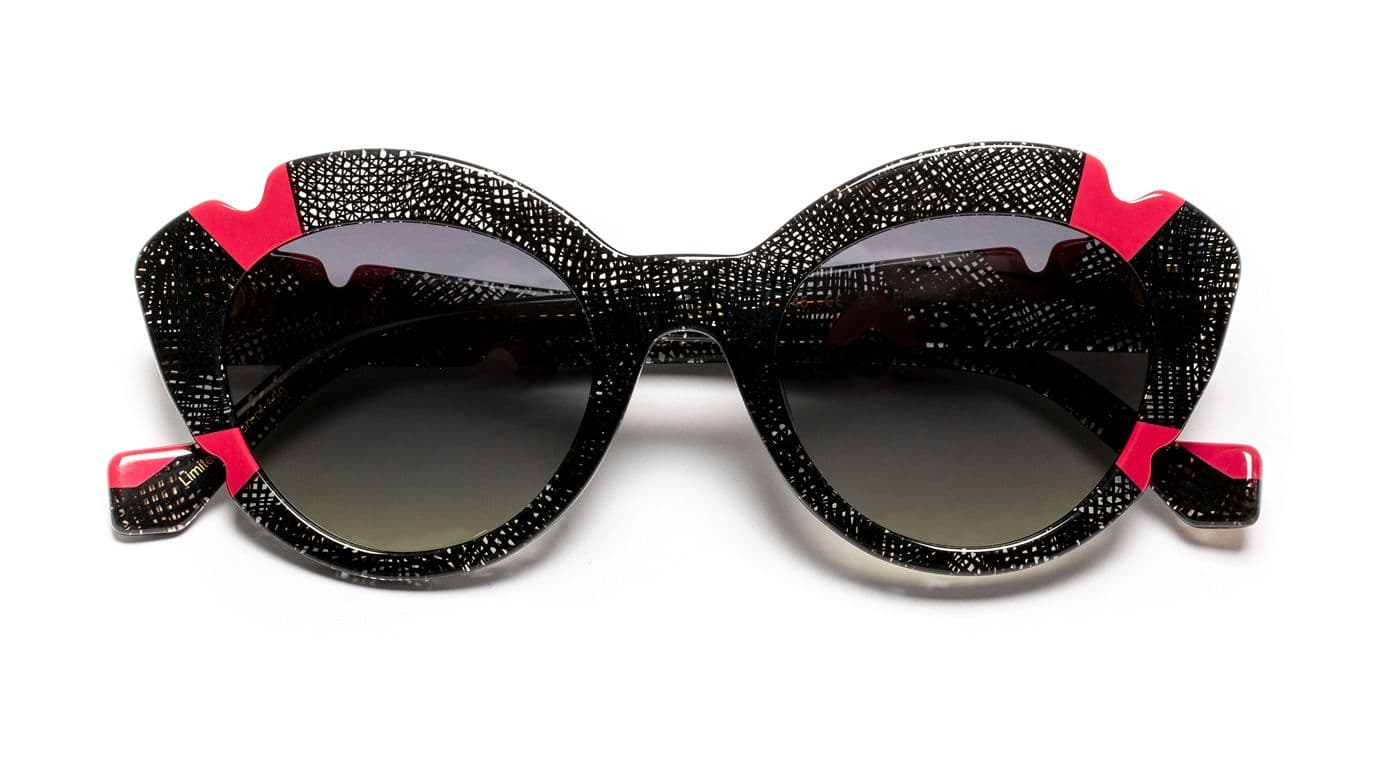 Doria C0088 Black Pixel/Plum (Gradient Gray)