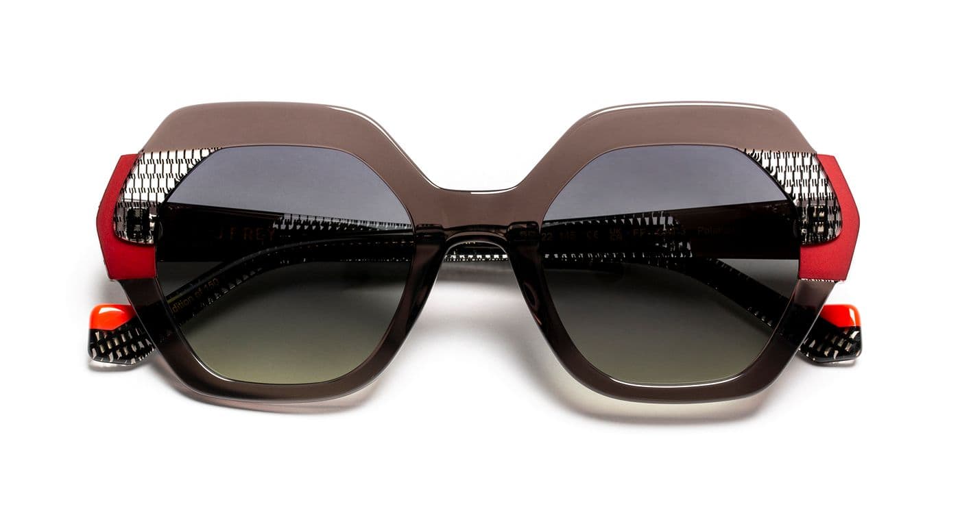 Diana C0230 Cocoa/Black Pixel (Gradient Gray)