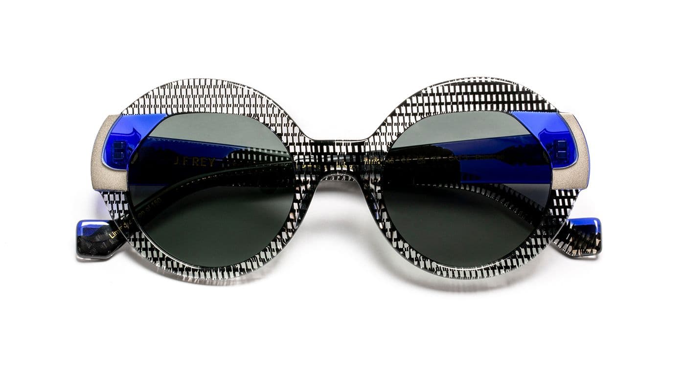 Danae C0020 Black Pixel/Sky Blue (Gray)