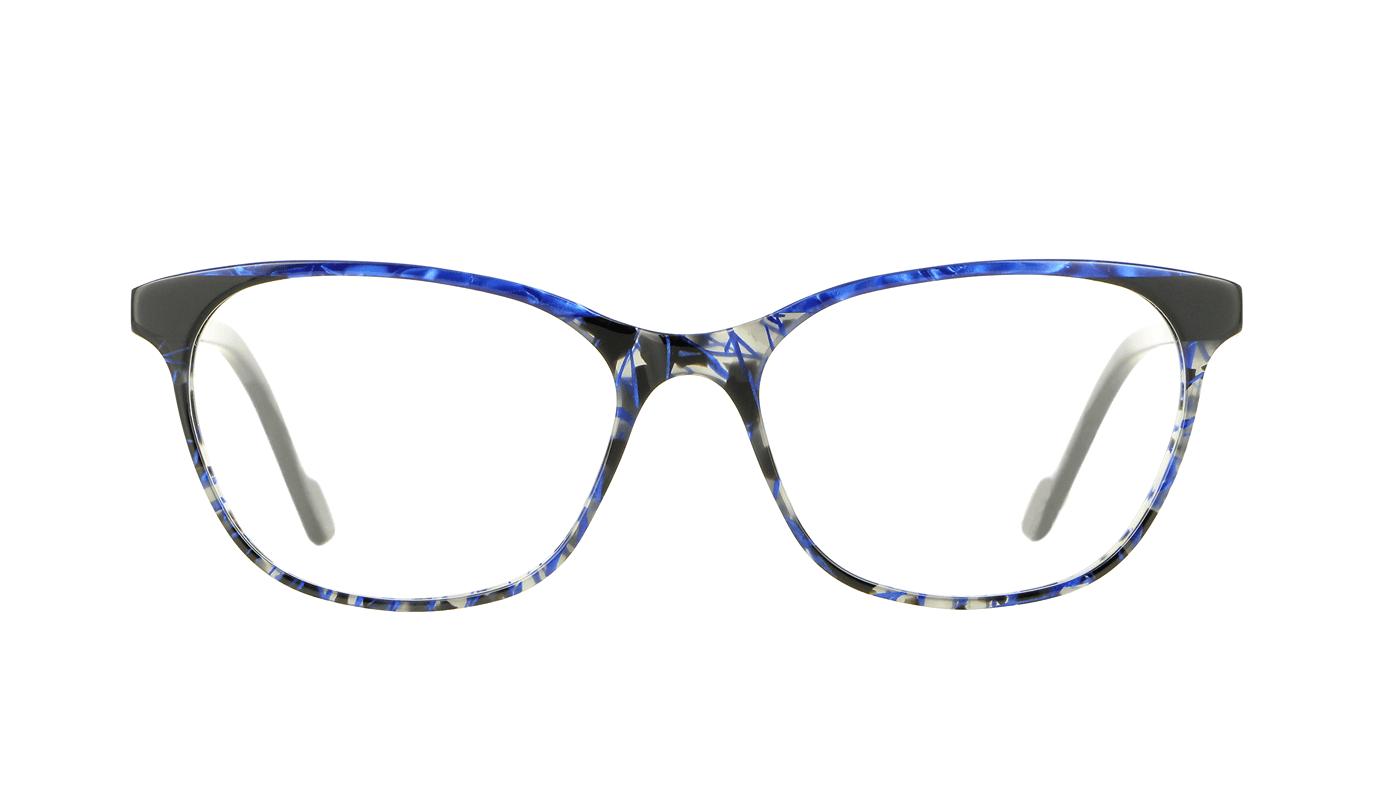 V1543 A340 Blue Dama/Black/Blue-Havana Tangram