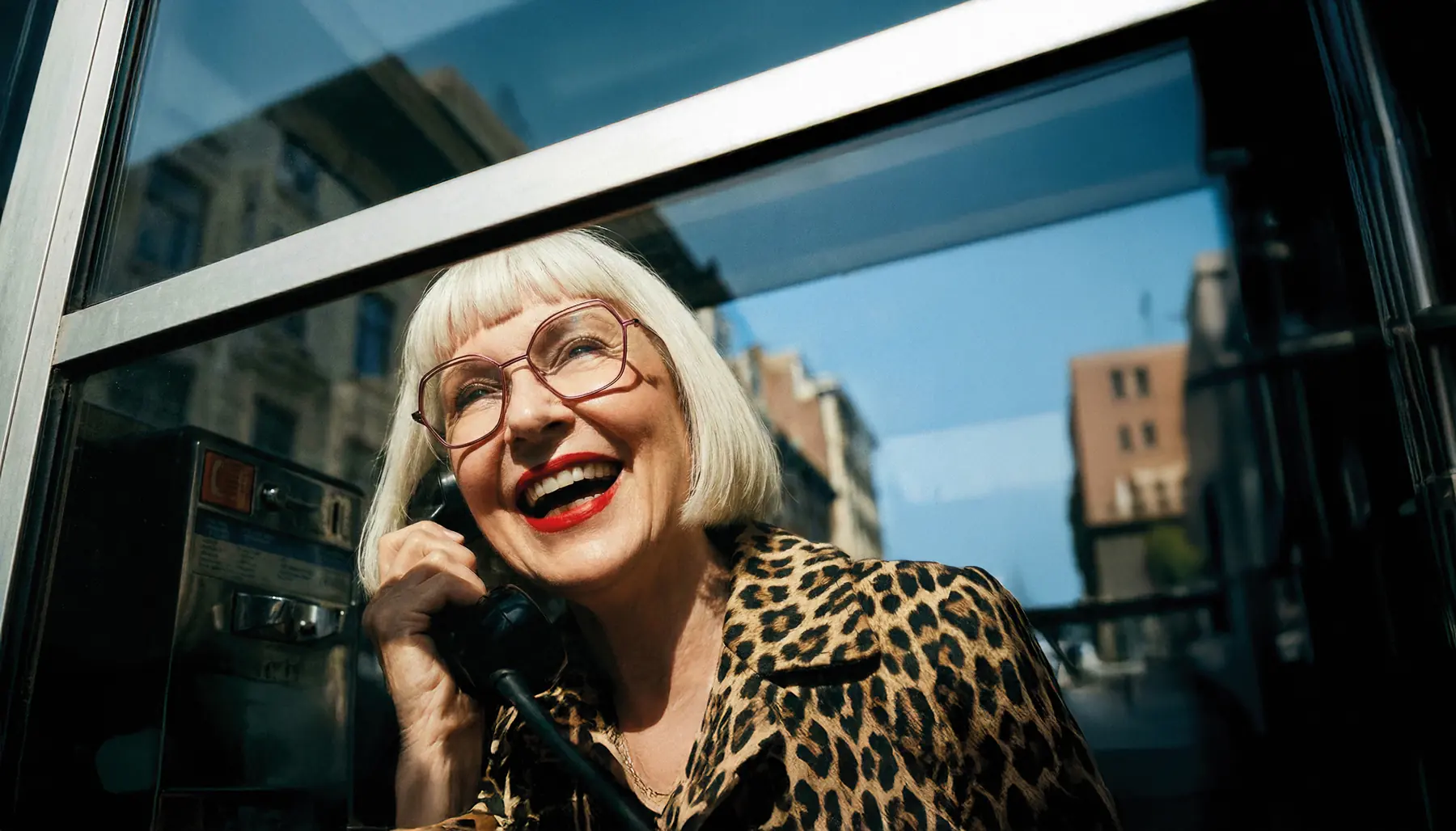 J.F. Rey Life campaign image with optical eyewear in an urban setting