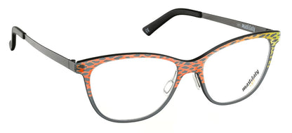 Zucca R66 Leopard Orange/Green Mirror