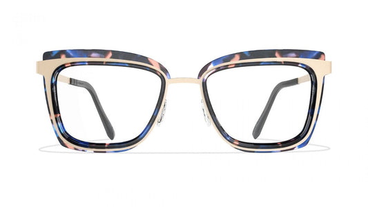 Port Elizabeth C1093 BF887 Gold/Blue Floral Acetate