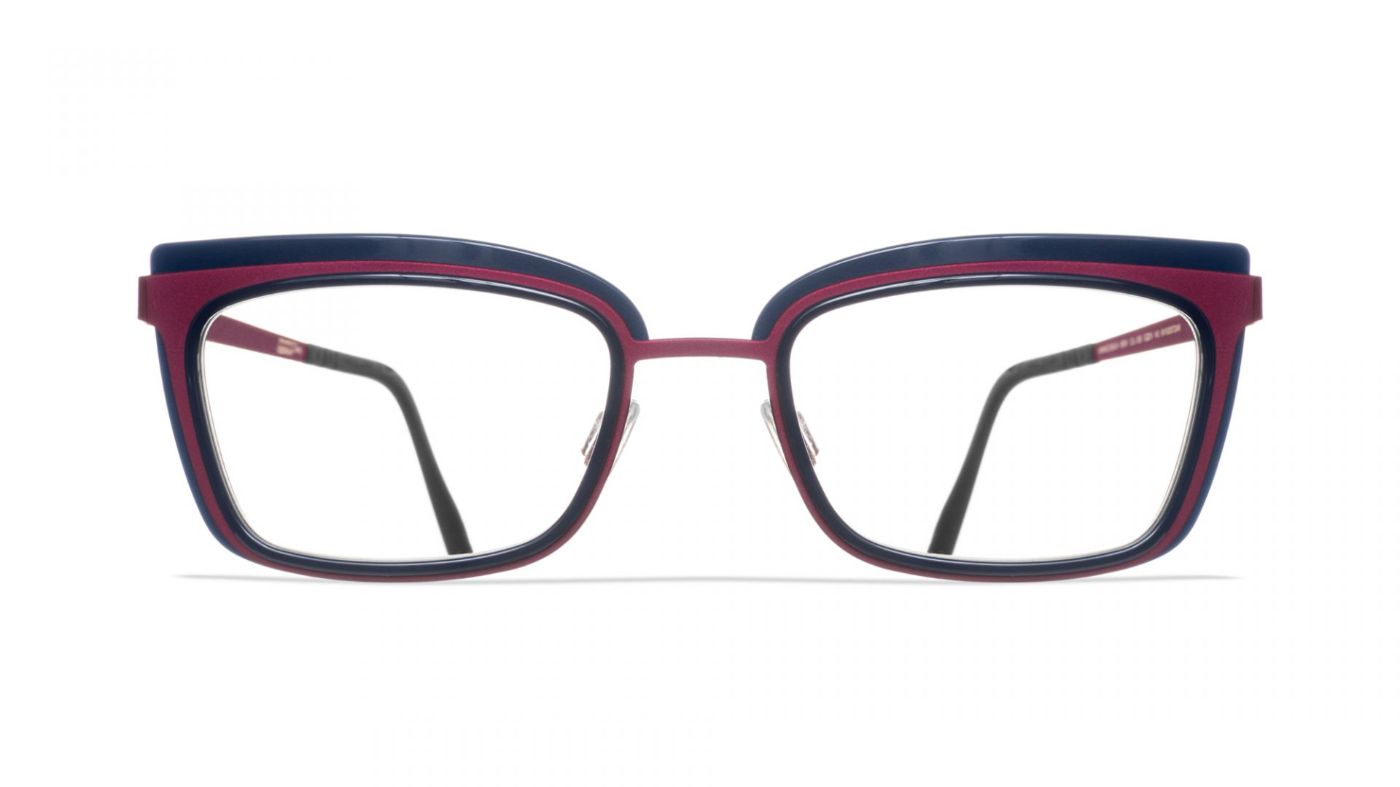Flamingo Beach C1089 BF891 Red/Navy Blue Acetate