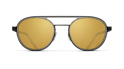 Pebble Beach C1466 BF979 Gray/Black (Polarized Mirrored Gradient Gold)