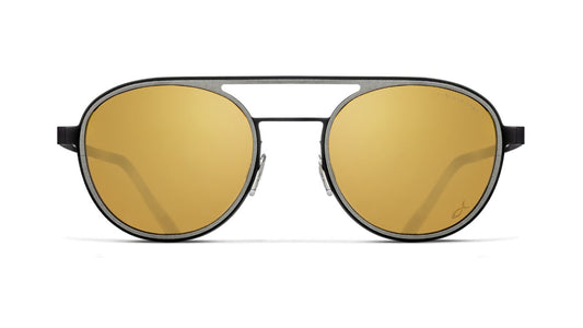 Pebble Beach C1466 BF979 Gray/Black (Polarized Mirrored Gradient Gold)