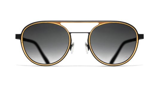 Pebble Beach C1465 BF979 Light Gold/Black (Solid Smoke)