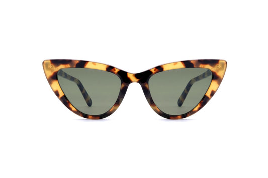 Orchid Skin II C23 Havana Tartarugato/Bordeaux Leather (Flat Green G15) (4738)