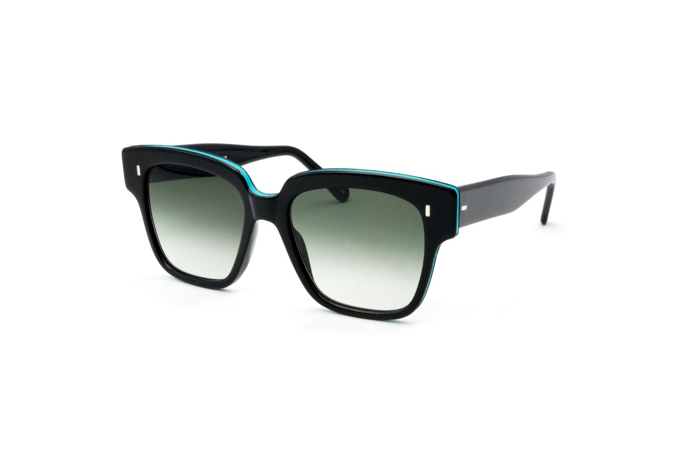 Dakhla Skin C85 Black/Tiffany Blue Leather (Green G15 Gradient (Base 2)) (5467)