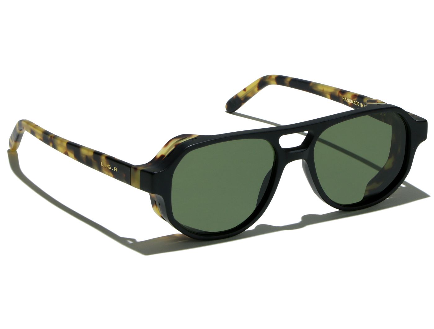 LGR Asmara Explorer C23B Black Matt/Havana Tartarugato Matt (Green G15 (Base 2)) (5702)