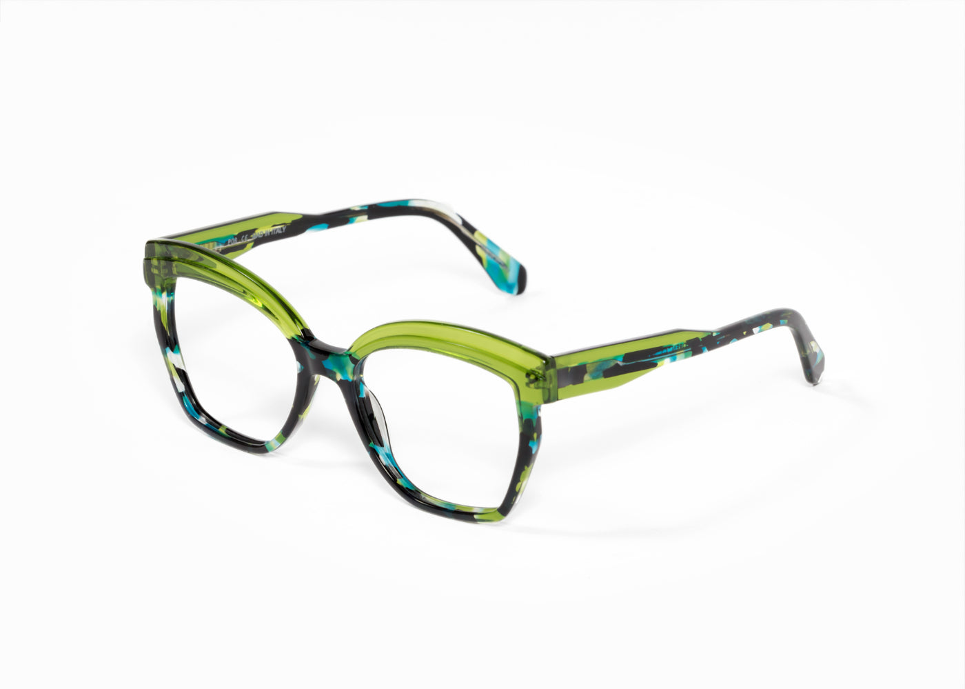 Loren C01 Green Blue Havana