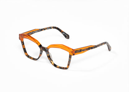 Vitti C01 Orange - Grey Havana