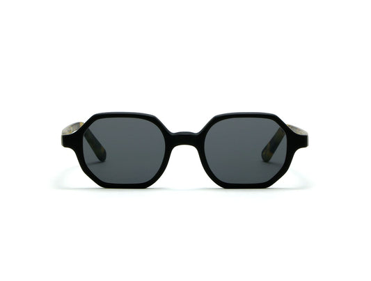 LGR Zanzibar Sun S48 C23C Black Matt / Havana Tartarugato Matt (Flat Grey) (5819)