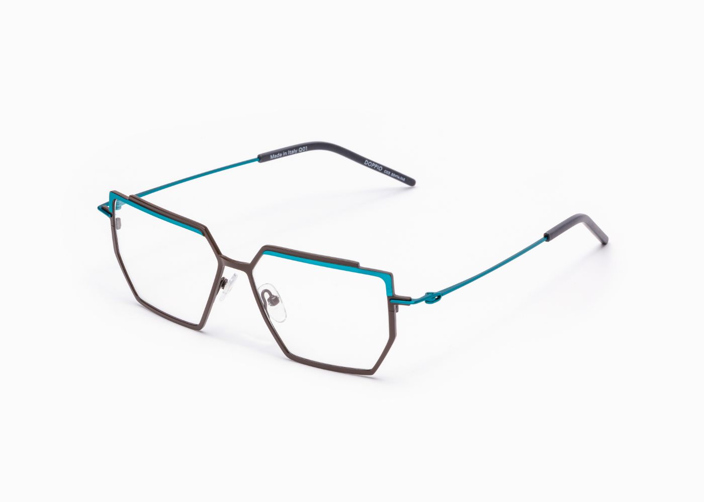 Doppio C03 Brown Turquoise