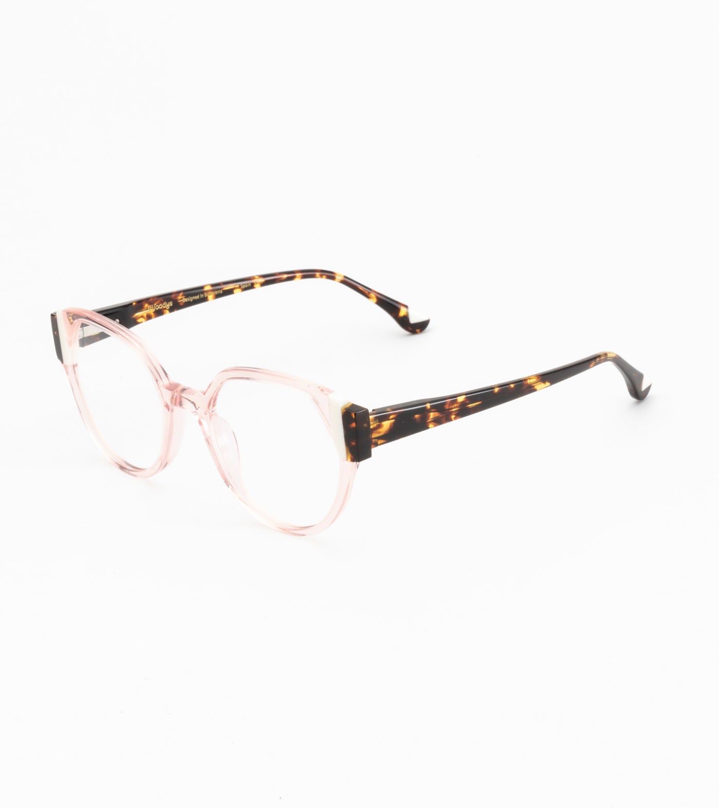 Heron C03 Transparent Pink/White/Havana