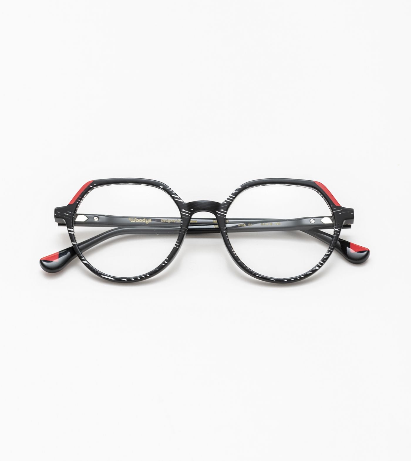 Pisa C01 Black/White/Red