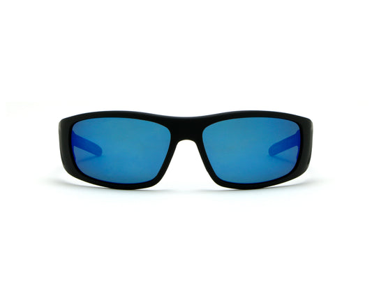 Base 8 C5795 Black Matt Soft Touch (Blue Mirror Polarized (Base 8)) (5795)