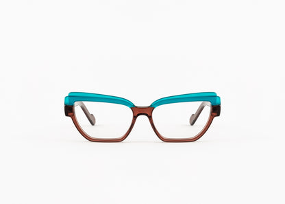 Crema C02 Transparent Blue Brown