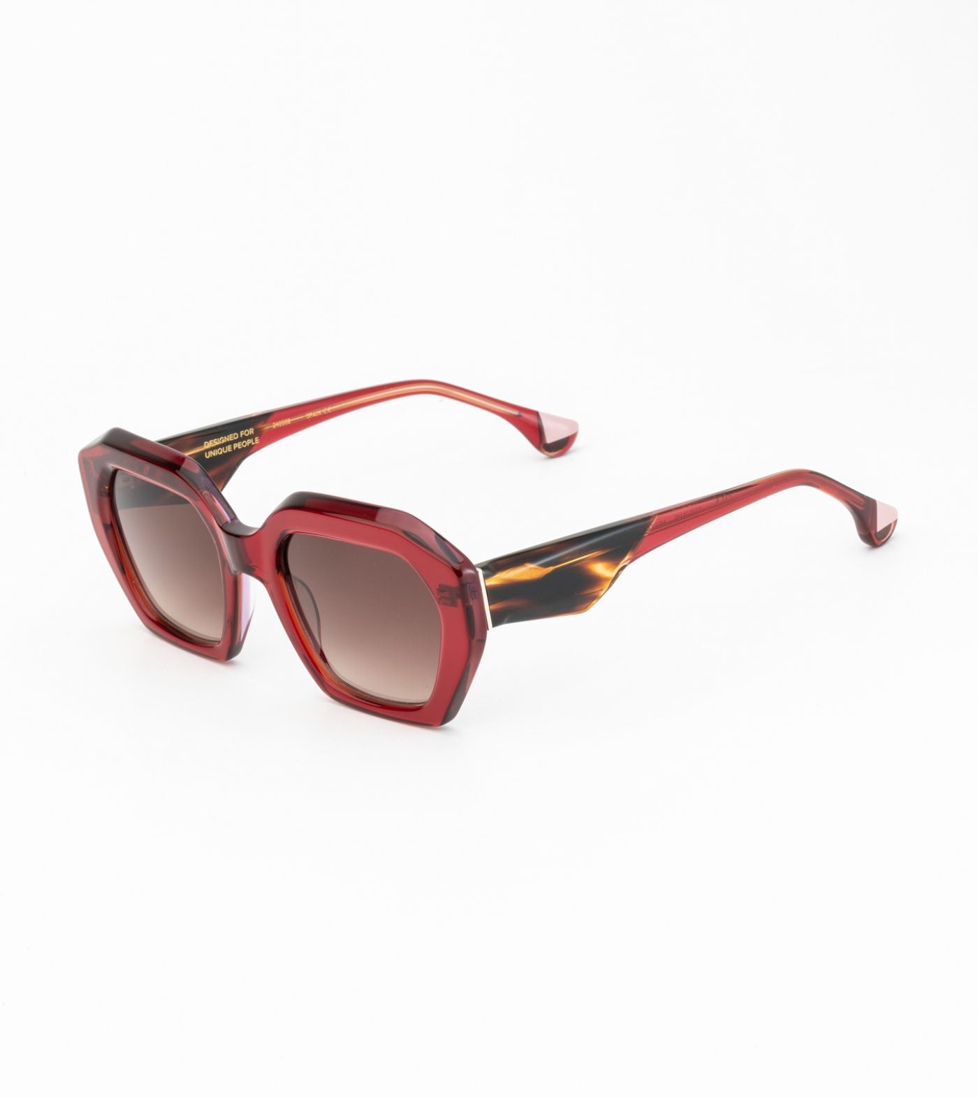 Meritxell C03 Red/Havana/Pink (Gradient Brown)