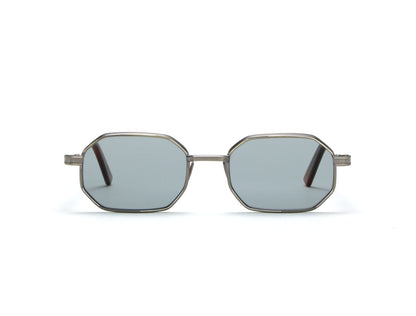 Axum S50 C02 Silver Antiqued/Havana Chiaro (Light Blue Photochromic (Base 2)) (6462)