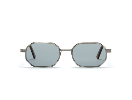 Axum S50 C02 Silver Antiqued/Havana Chiaro (Light Blue Photochromic (Base 2)) (6462)