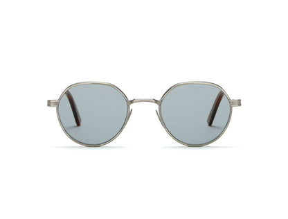 Meknes S51 C02 Silver Antiqued/Havana Chiaro (Light Blue Photochromic (Base 2)) (6466)