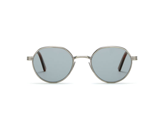 Meknes S51 C02 Silver Antiqued/Havana Chiaro (Light Blue Photochromic (Base 2)) (6466)