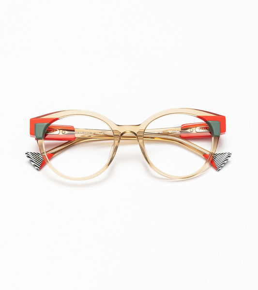 Pompadour C04 Brown/Orange/Green